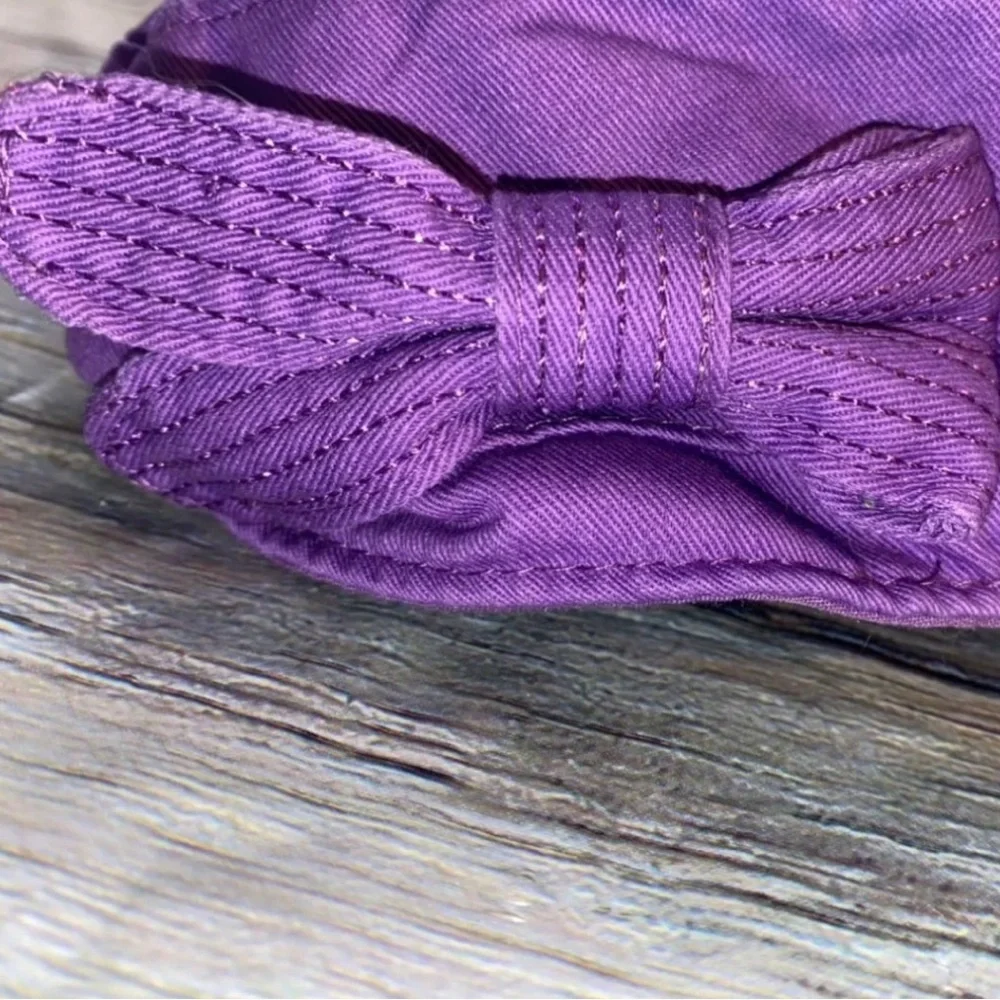 💞 Baby & Toddler Girl Size 18-24 Months Purple Bow Hat